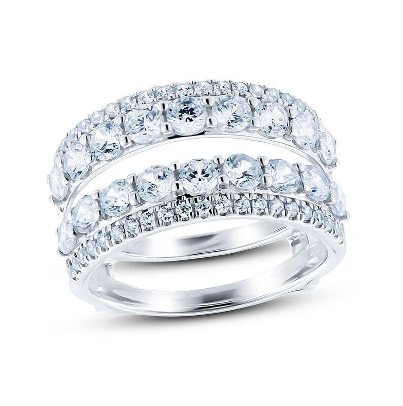Main Image 1 of Diamond Enhancer Ring 2 ct tw Round 14K White Gold