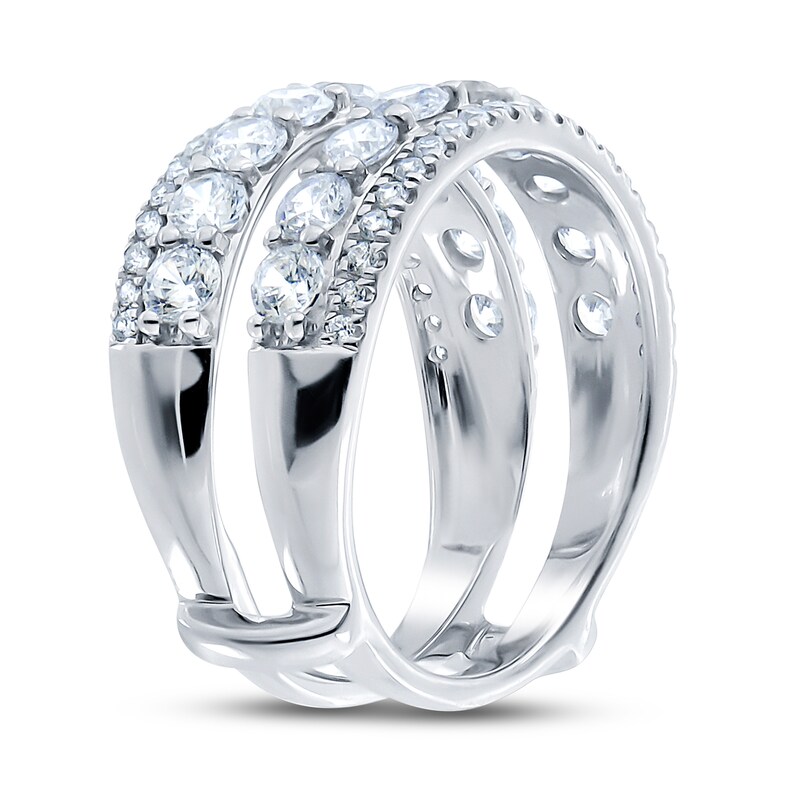 Main Image 2 of Diamond Enhancer Ring 2 ct tw Round 14K White Gold