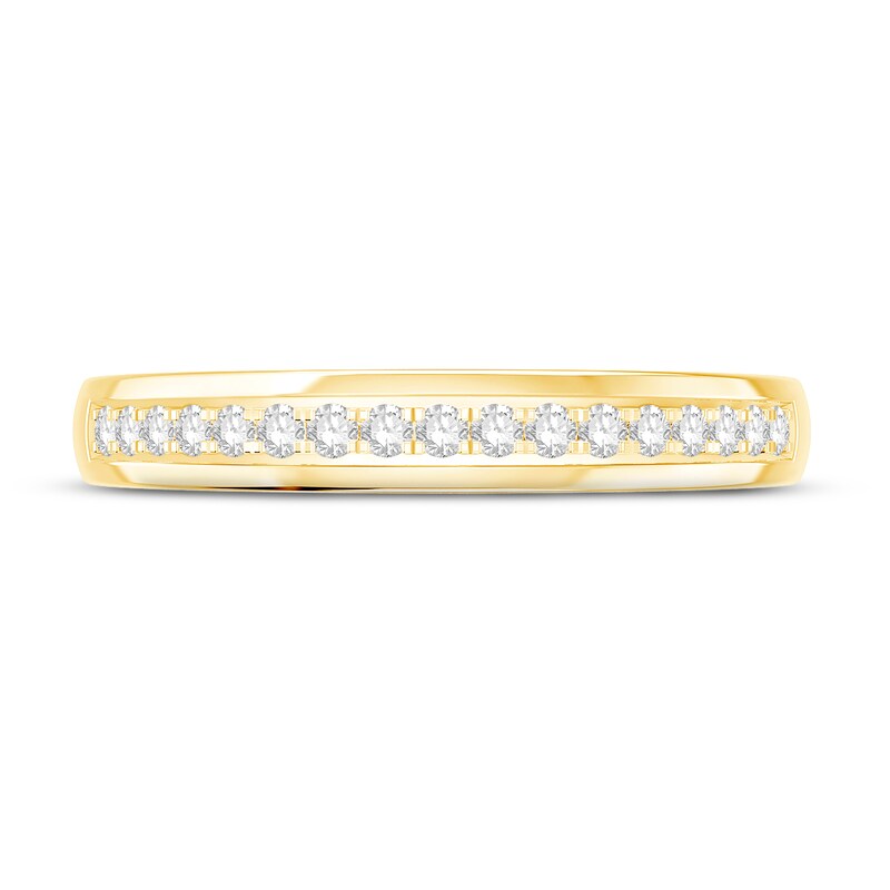 Main Image 3 of Diamond Wedding Band 1/5 ct tw Round 14K Yellow Gold