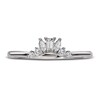 Thumbnail Image 3 of Diamond Anniversary Ring 1/5 ct tw Marquise/Baguette/Round 14K White Gold