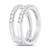 Thumbnail Image 3 of Diamond Enhancer Ring 1 ct tw Round Platinum