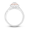 Thumbnail Image 3 of Diamond Engagement Ring 3/4 ct tw Round Two-Tone Gold