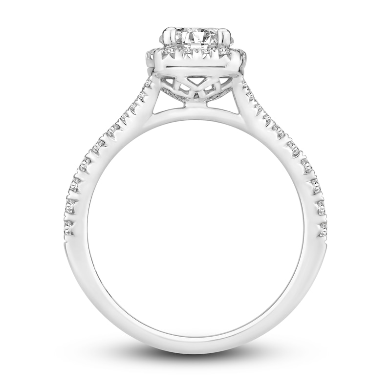 Main Image 3 of Diamond Engagement Ring 1 ct tw Round 14K White Gold