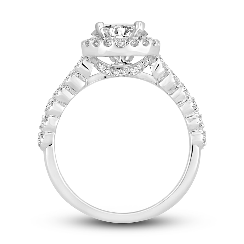 Main Image 3 of Diamond Engagement Ring 1-1/4 ct tw Round 14K White Gold