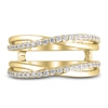 Thumbnail Image 3 of Diamond Enhancer Ring 1/3 ct tw Round 14K Yellow Gold