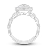 Thumbnail Image 3 of Diamond Bridal Set 7/8 ct tw Round 14K White Gold