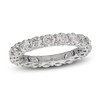 Thumbnail Image 1 of Lab-Grown Diamond Eternity Band 3 ct tw Round 14K White Gold