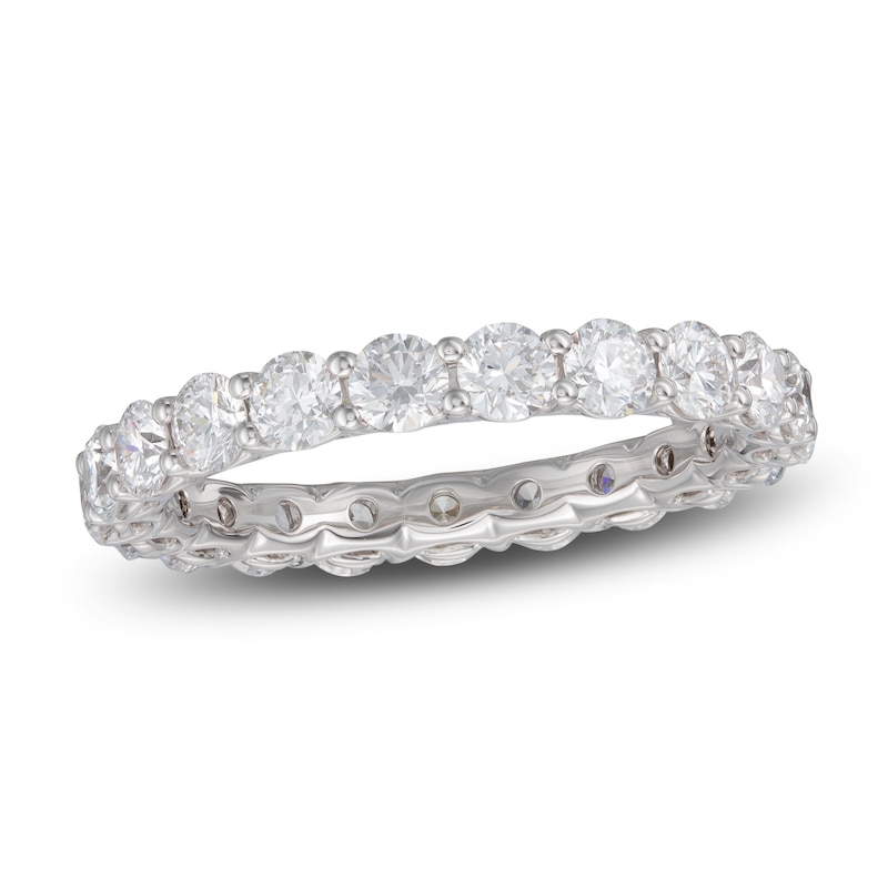 Main Image 1 of Lab-Grown Diamond Eternity Band 1-7/8 ct tw Round 14K White Gold