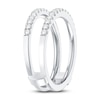 Thumbnail Image 1 of Diamond Enhancer Ring 3/8 ct tw Round Platinum