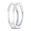 Thumbnail Image 2 of Diamond Enhancer Ring 3/8 ct tw Round Platinum