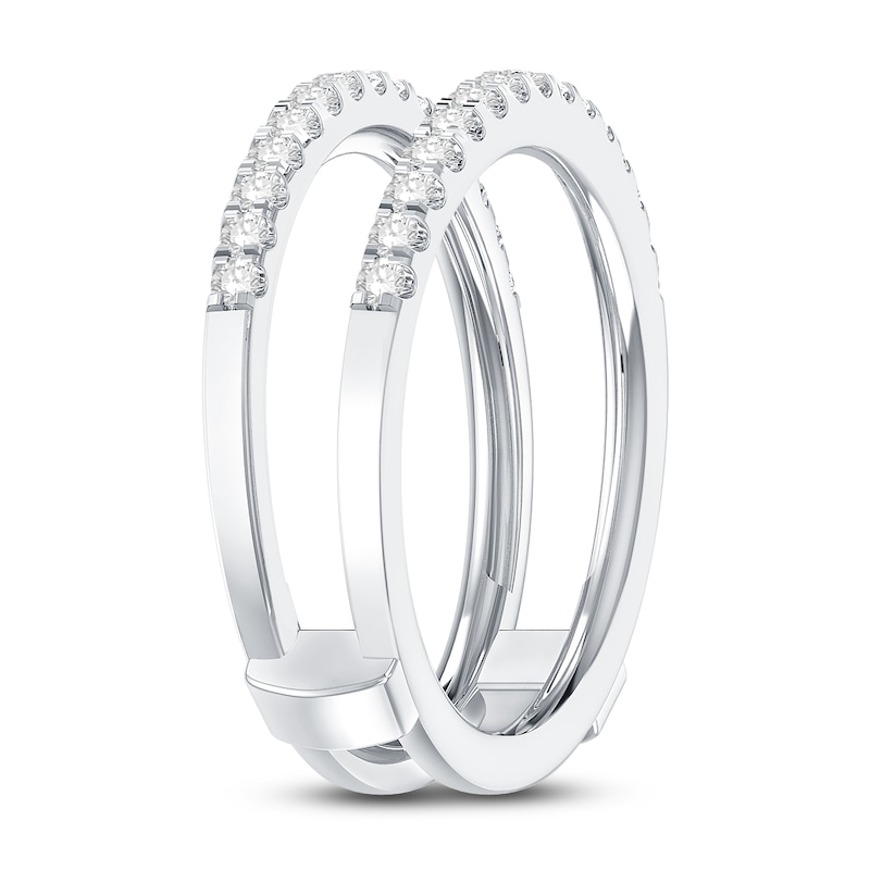 Main Image 2 of Diamond Enhancer Ring 3/8 ct tw Round Platinum