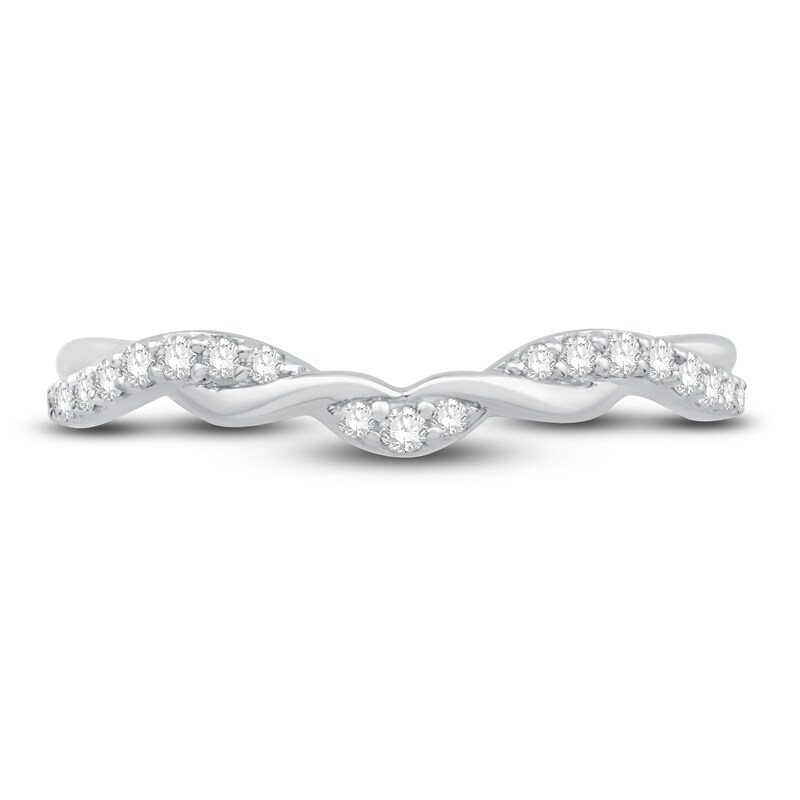 Main Image 3 of Diamond Anniversary Ring 1/5 ct tw Round 14K White Gold