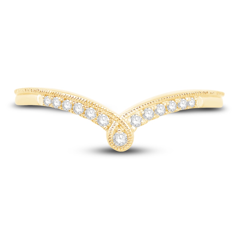 Main Image 3 of Diamond Anniversary Ring 1/10 ct tw Round 14K Yellow Gold