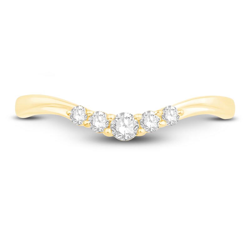 Main Image 3 of Diamond Anniversary Ring 1/6 ct tw Round 14K Yellow Gold