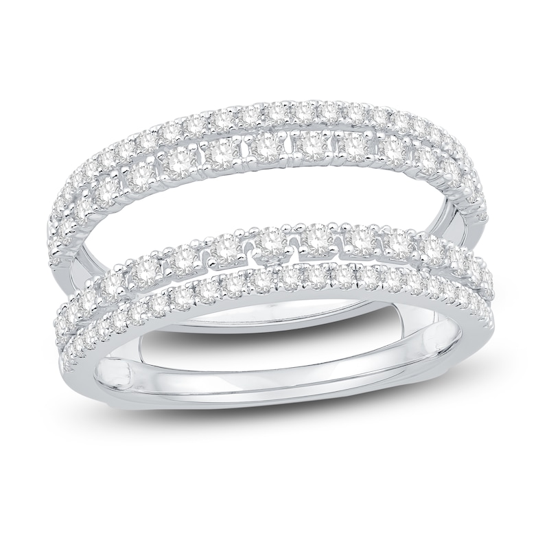 Main Image 1 of Diamond Anniversary Enhancer Ring 3/4 ct tw Round 14K White Gold