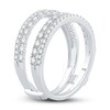 Thumbnail Image 2 of Diamond Anniversary Enhancer Ring 3/4 ct tw Round 14K White Gold