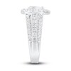 Thumbnail Image 1 of Diamond Engagement Ring 2-1/4 ct tw Pear-shaped/Round 14K White Gold