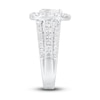 Thumbnail Image 2 of Diamond Engagement Ring 2-1/4 ct tw Pear-shaped/Round 14K White Gold