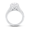 Thumbnail Image 2 of Diamond Engagement Ring 2-1/4 ct tw Pear-shaped/Round 14K White Gold