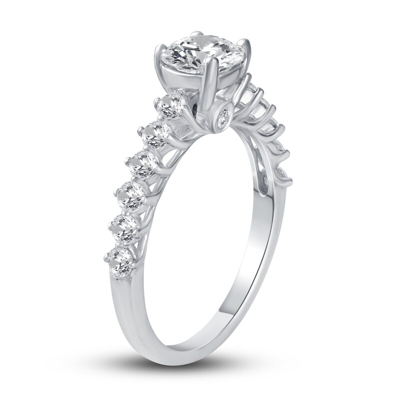 Main Image 2 of Diamond Engagement Ring 1-3/8 ct tw Round 14K White Gold