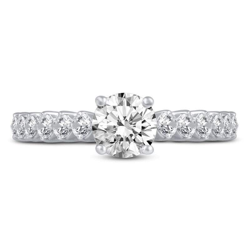 Main Image 3 of Diamond Engagement Ring 1-3/8 ct tw Round 14K White Gold