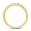 Thumbnail Image 3 of French Pave Diamond Anniversary Band 1/2 ct tw Round 14K Yellow Gold