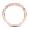 Thumbnail Image 2 of French Pave Diamond Anniversary Band 1 ct tw Round 14K Rose Gold