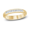 Thumbnail Image 1 of Diamond Wedding Band 1/4 ct tw Princess 14K Yellow Gold