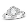 Thumbnail Image 0 of ArtCarved Rose-Cut Diamond Engagement Ring 5/8 ct tw 14K White Gold