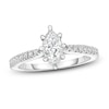 Thumbnail Image 0 of Diamond Engagement Ring 5/8 ct tw Marquise/Round 14K White Gold