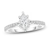 Thumbnail Image 1 of Diamond Engagement Ring 5/8 ct tw Marquise/Round 14K White Gold