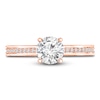 Thumbnail Image 3 of Diamond Engagement Ring 1 ct tw Round 14K Rose Gold