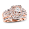 Thumbnail Image 0 of Diamond Bridal Set 1-3/4 ct tw Round 14K Rose Gold