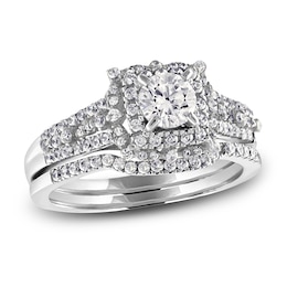 Diamond Bridal Set 1 ct tw Round 14K White Gold