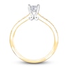Thumbnail Image 2 of Diamond Engagement Ring 3/8 ct tw Round 14K Two-Tone Gold