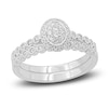 Thumbnail Image 1 of Diamond Bridal Set 1/2 ct tw Round 14K White Gold