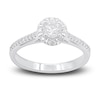 Thumbnail Image 1 of Diamond Bridal Set 1/2 ct tw Round 14K White Gold