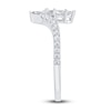 Thumbnail Image 2 of Diamond Engagement Ring 1/2 ct tw Marquise/Round 14K White Gold