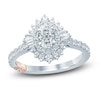Thumbnail Image 1 of Pnina Tornai Diamond Engagement Ring 1-1/4 ct tw Oval/Baguette /Round 14K White Gold