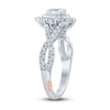 Thumbnail Image 1 of Pnina Tornai Diamond Engagement Ring 1-3/8 ct tw Pear/Round 14K White Gold