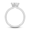 Thumbnail Image 3 of Diamond Solitaire Plus Ring 1 ct tw Oval 14K White Gold