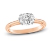 Thumbnail Image 1 of Diamond Solitaire Plus Ring 1 ct tw Oval 14K Rose Gold (I2/I)