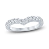 Thumbnail Image 1 of Diamond Contour Anniversary Ring 1/2 ct tw Round 14K White Gold