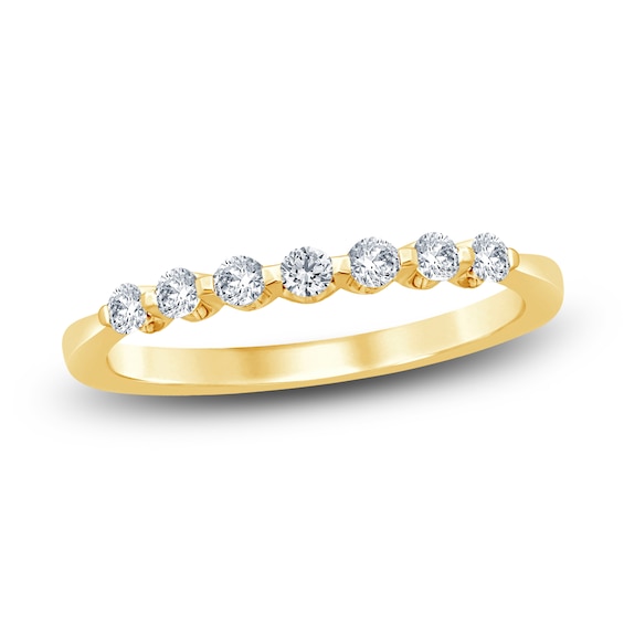 Diamond Anniversary Band 14 ct tw Round 14K Yellow Gold