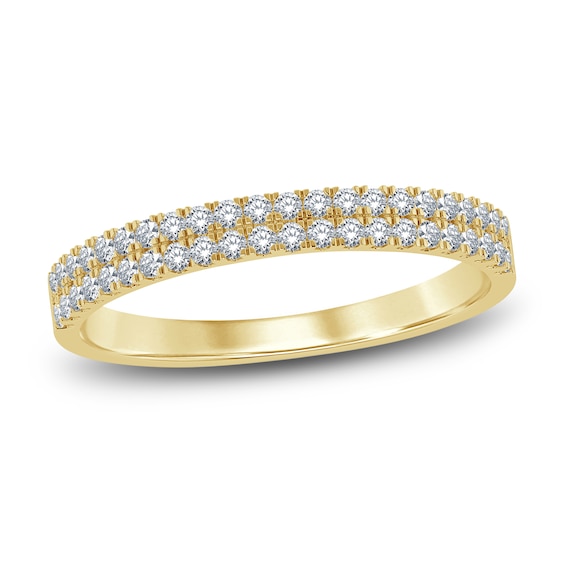 Diamond Anniversary Band 14 ct tw Round 14K Yellow Gold