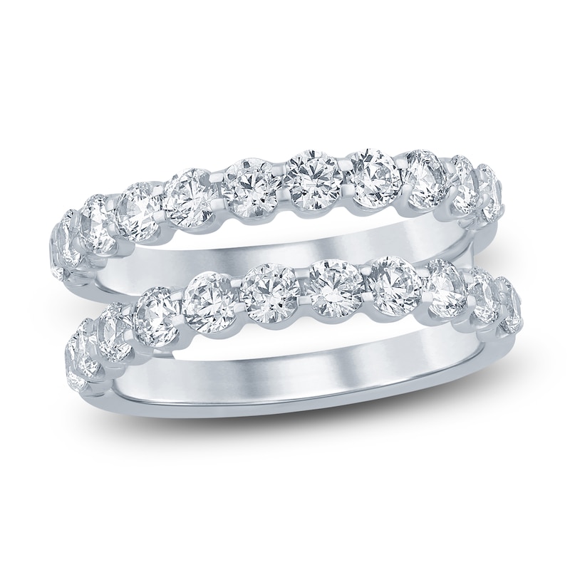 Main Image 1 of Diamond Insert Ring 2 ct tw Round 14K White Gold