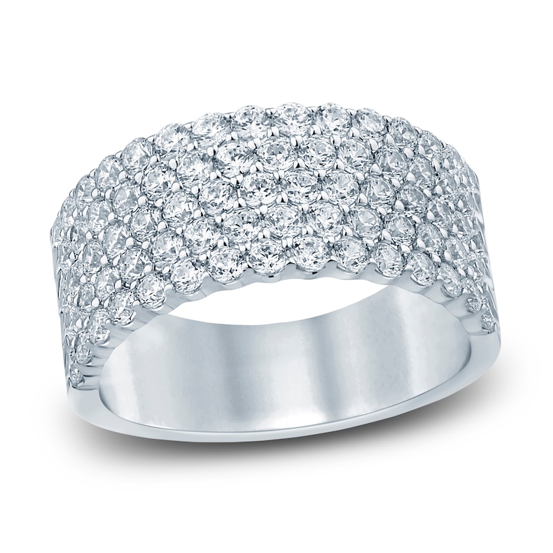 LabCreated Diamond Anniversary Band 2 ct tw Round 14K White Gold Jared