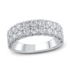 Thumbnail Image 0 of Lab-Created Diamond Anniversary Band 2 ct tw Round 14K White Gold