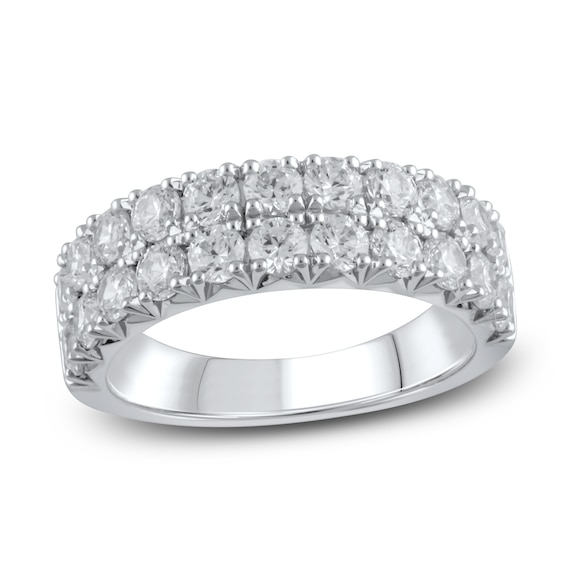 LabCreated Diamond Anniversary Band 2 ct tw Round 14K White Gold Jared