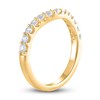 Thumbnail Image 2 of Lab-Grown Diamond Contour Anniversary Band 5/8 ct tw Round 14K Yellow Gold
